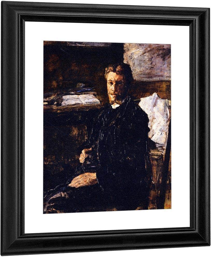 Portrait Of Willy Finch By James Ensor Fine Art Print