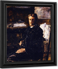 Portrait Of Willy Finch By James Ensor Fine Art Print
