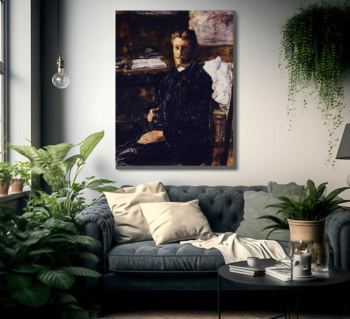 Portrait Of Willy Finch By James Ensor Fine Art Print