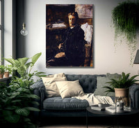 Portrait Of Willy Finch By James Ensor Fine Art Print