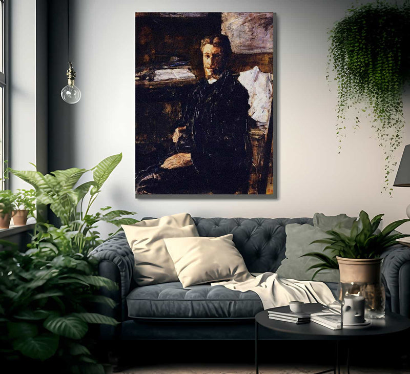 Portrait Of Willy Finch By James Ensor Fine Art Print