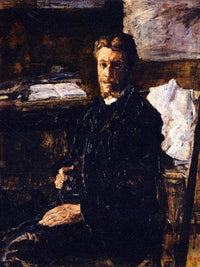 Portrait Of Willy Finch By James Ensor Fine Art Print