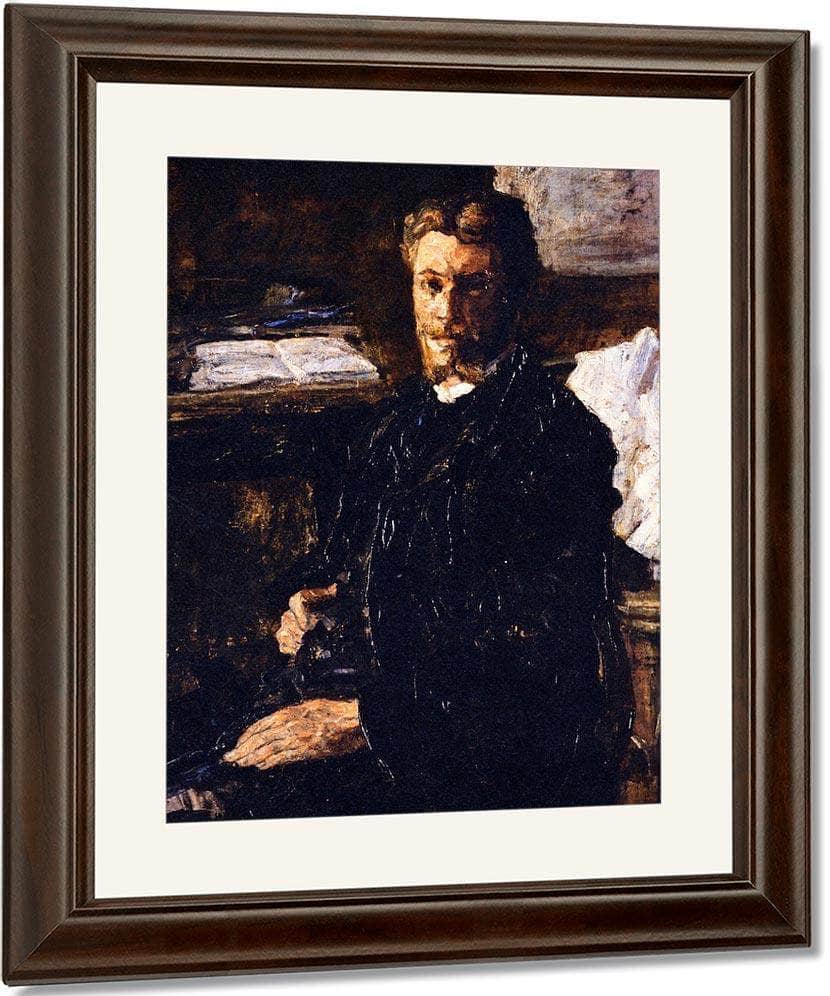 Portrait Of Willy Finch By James Ensor Fine Art Print