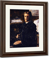 Portrait Of Willy Finch By James Ensor Fine Art Print