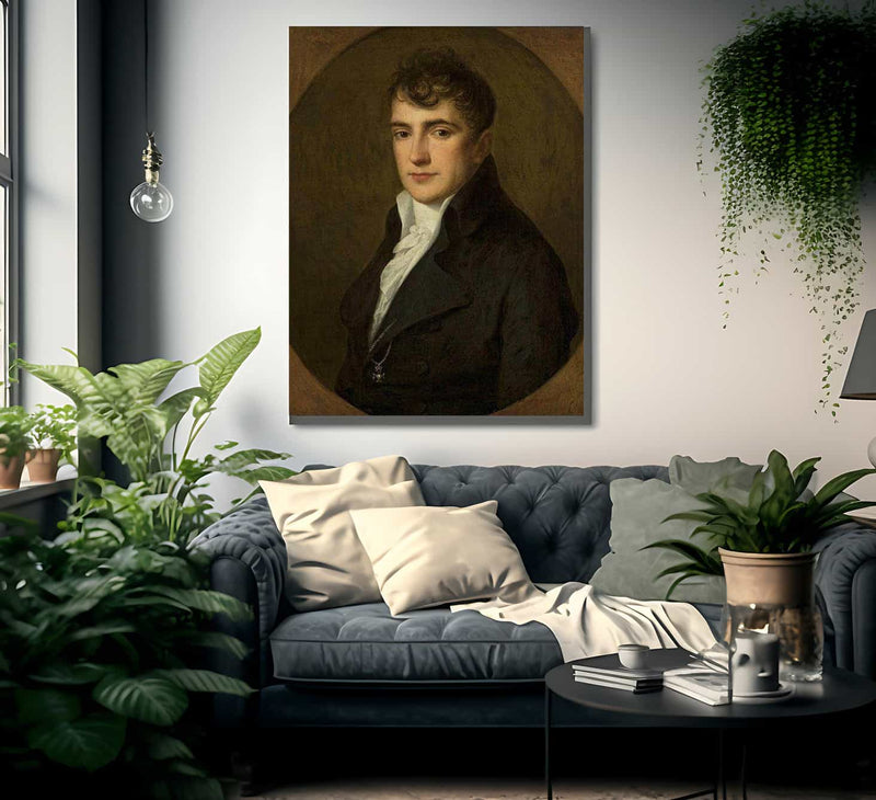 Portrait Of Wojciech Mecinski 1800 66 5X56Cm National Museum Warsaw 212351 By Angelica Kauffmann Fine Art Print