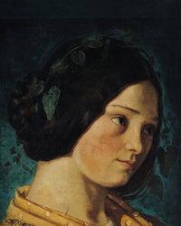 Portrait Of Zelie Courbet By Jean Desire Gustave Courbet Fine Art Print