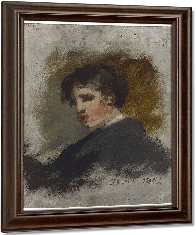 Portrait Sketch By Thomas Sully Fine Art Print