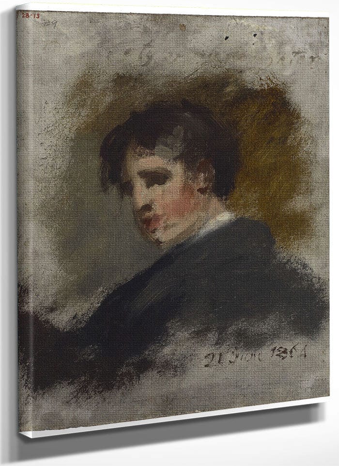 Portrait Sketch By Thomas Sully Fine Art Print