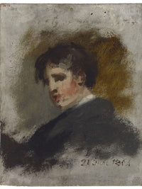 Portrait Sketch By Thomas Sully Fine Art Print