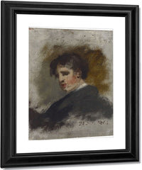 Portrait Sketch By Thomas Sully Fine Art Print