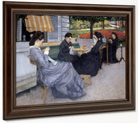 Portraits In The Country By Gustave Caillebotte Fine Art Print