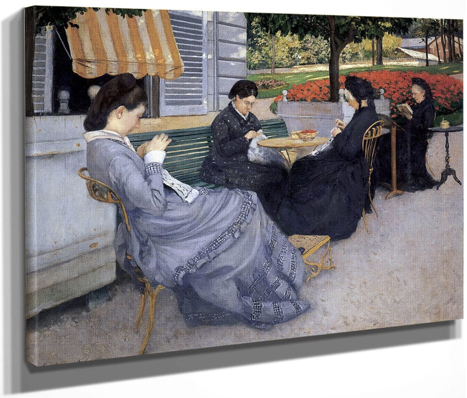 Portraits In The Country By Gustave Caillebotte Fine Art Print