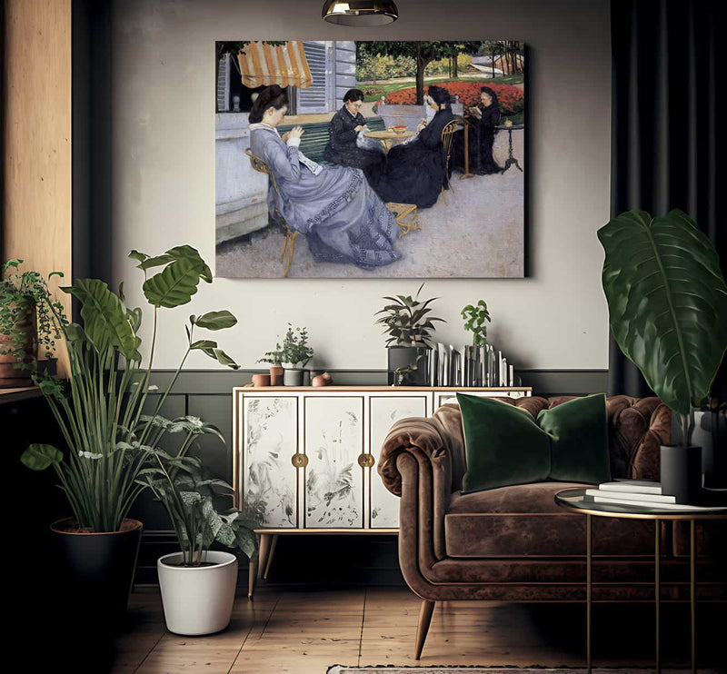 Portraits In The Country By Gustave Caillebotte Fine Art Print