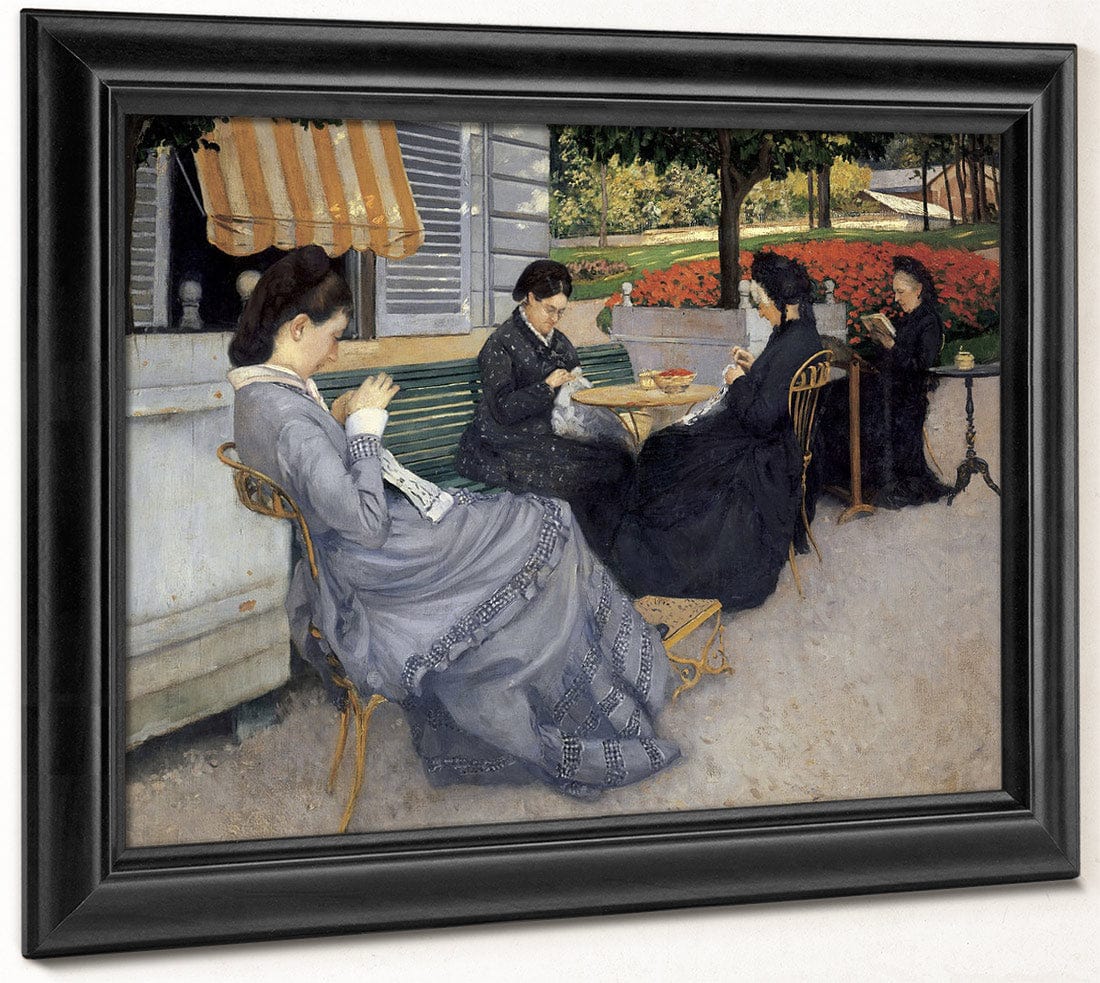 Portraits In The Countryside By Gustave Caillebotte Fine Art Print