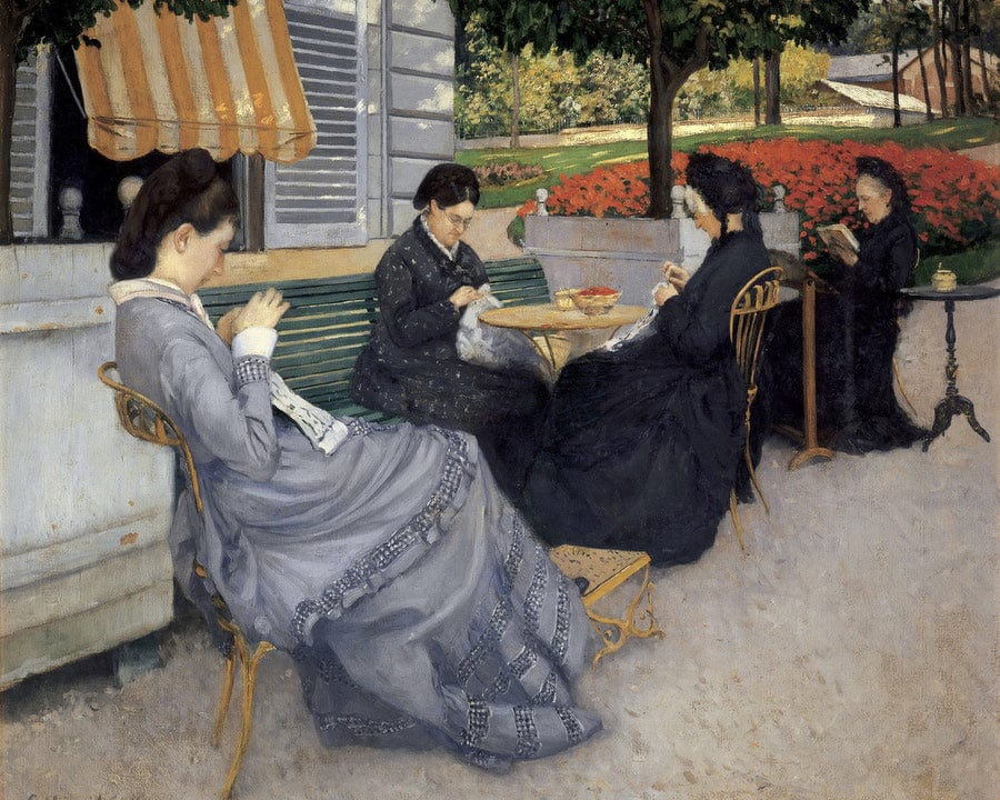 Portraits In The Countryside By Gustave Caillebotte Fine Art Print