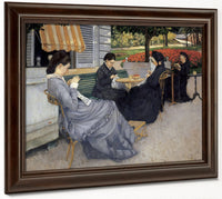 Portraits In The Countryside By Gustave Caillebotte Fine Art Print