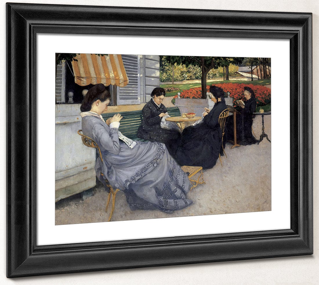 Portraits In The Countryside By Gustave Caillebotte Fine Art Print