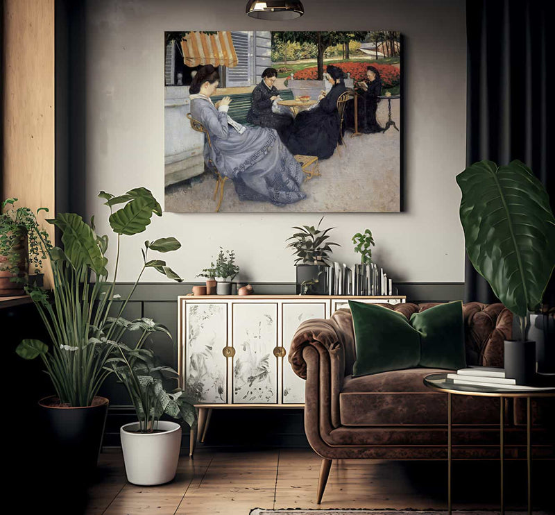 Portraits In The Countryside By Gustave Caillebotte Fine Art Print