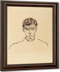 Portrat Paris Von Gutersloh   Portrait Of Paris Von Gutersloh By Egon Schiele Fine Art Print