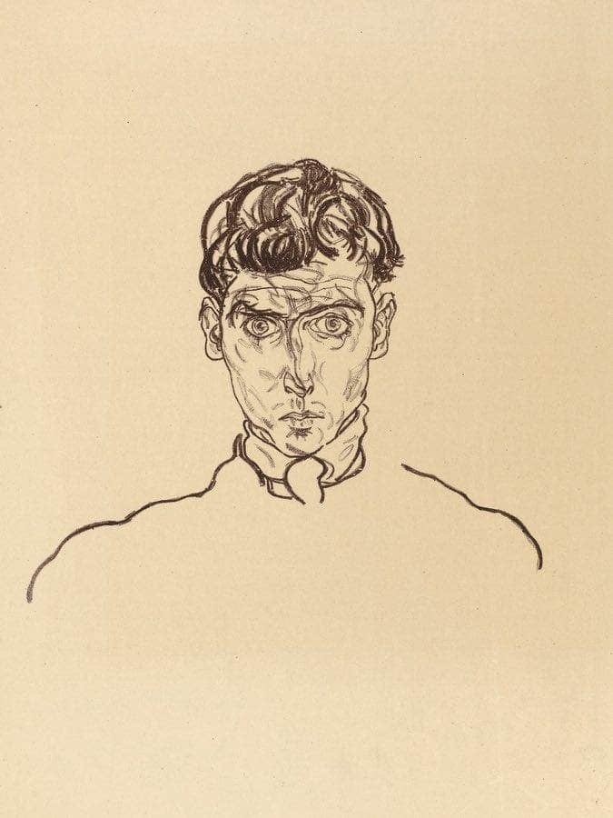 Portrat Paris Von Gutersloh   Portrait Of Paris Von Gutersloh By Egon Schiele Fine Art Print