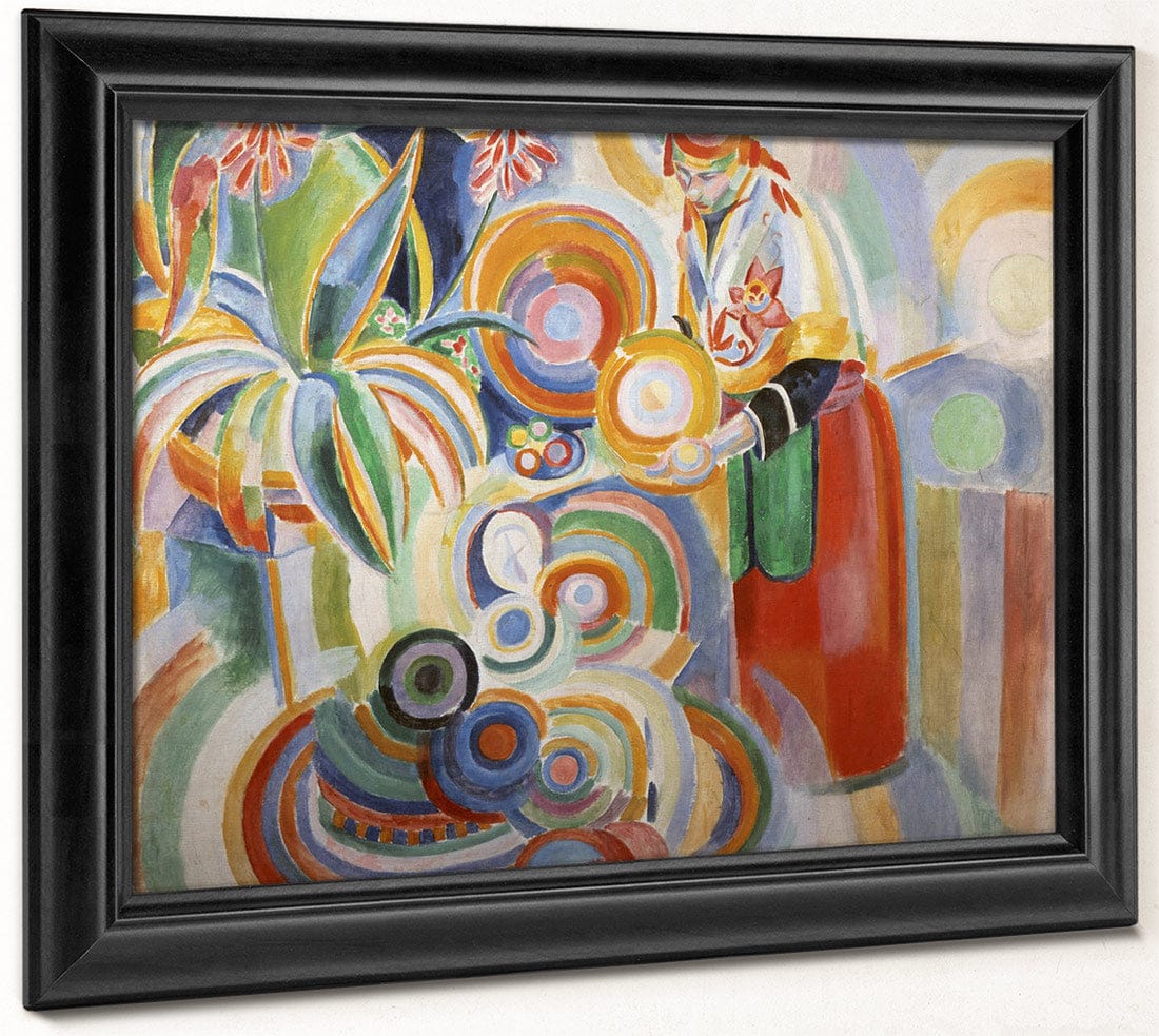 Portuguese Woman By Robert Delaunay Fine Art Print