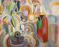 Portuguese Woman By Robert Delaunay Fine Art Print