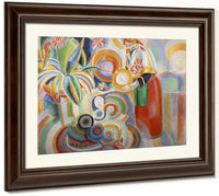 Portuguese Woman By Robert Delaunay Fine Art Print