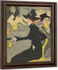 Poster For Le Divan Japonais 1893 By Henri De Toulouse Lautrec Fine Art Print