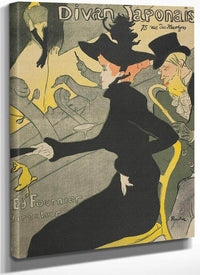 Poster For Le Divan Japonais 1893 By Henri De Toulouse Lautrec Fine Art Print