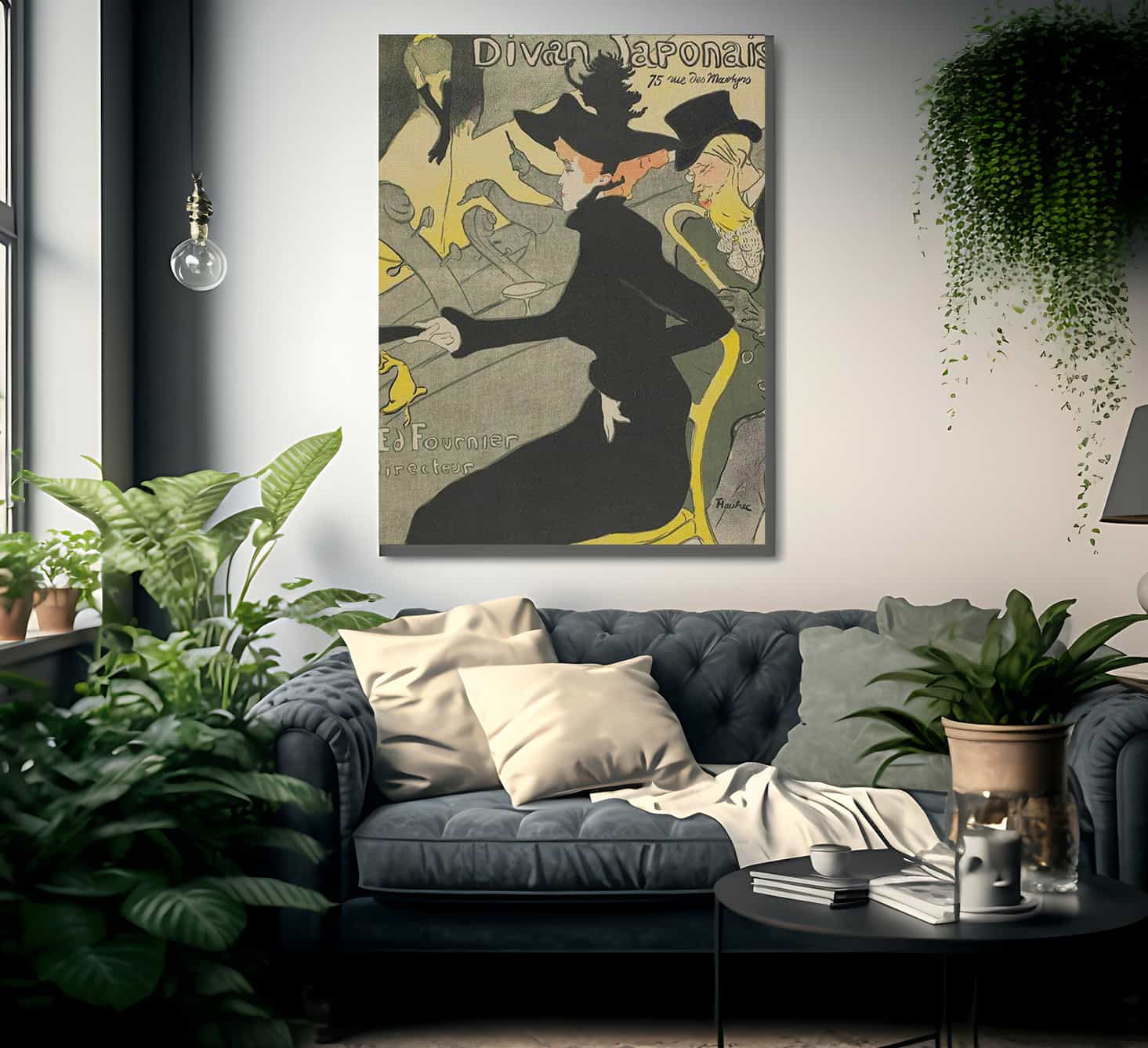 Poster For Le Divan Japonais 1893 By Henri De Toulouse Lautrec Fine Art Print