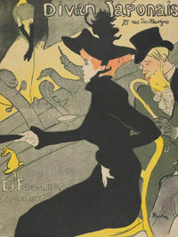 Poster For Le Divan Japonais 1893 By Henri De Toulouse Lautrec Fine Art Print