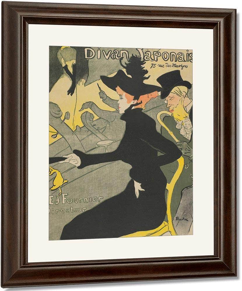 Poster For Le Divan Japonais 1893 By Henri De Toulouse Lautrec Fine Art Print