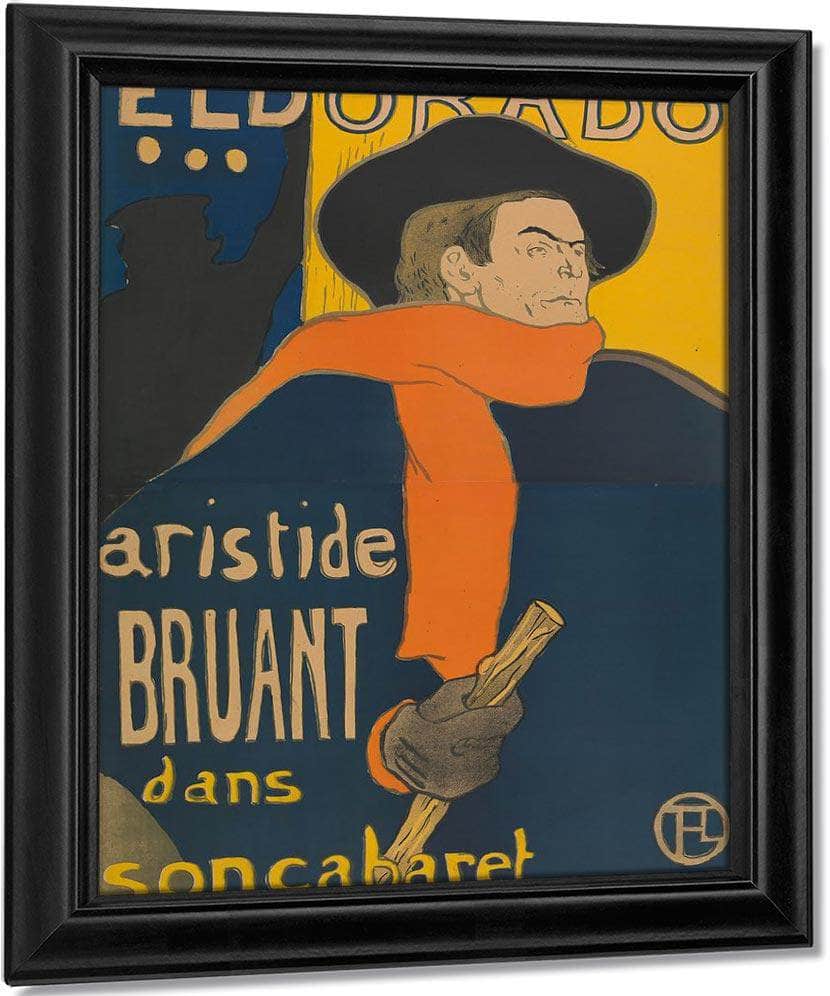 Poster For The Performance Of Artistide Bruant 1892 By Henri De Toulouse Lautrec Fine Art Print