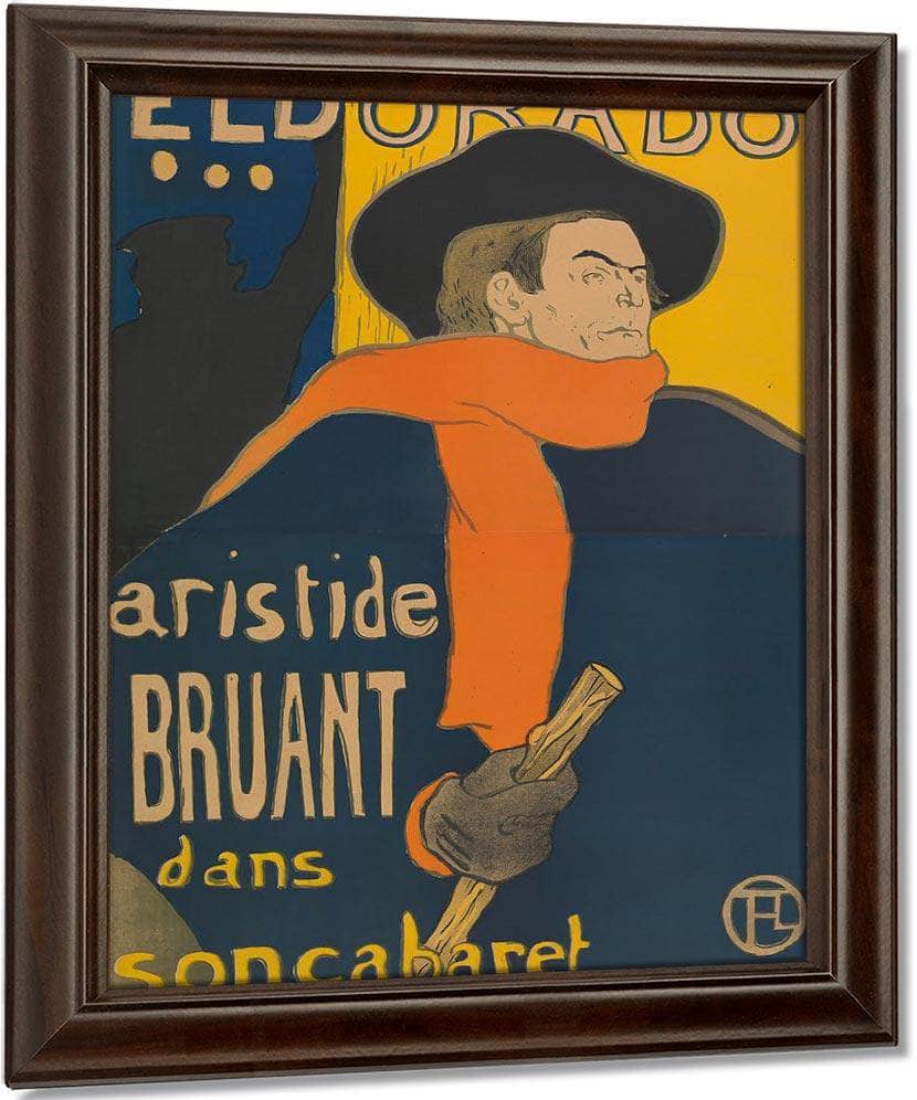 Poster For The Performance Of Artistide Bruant 1892 By Henri De Toulouse Lautrec Fine Art Print