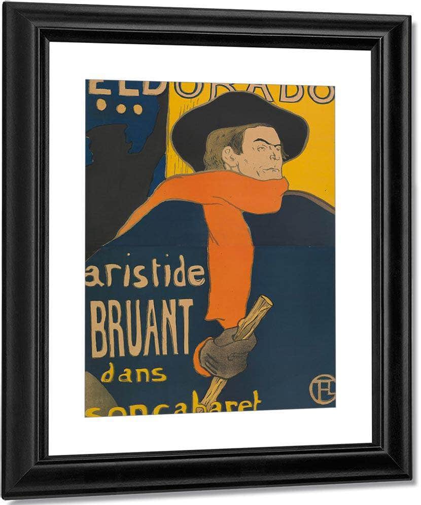 Poster For The Performance Of Artistide Bruant 1892 By Henri De Toulouse Lautrec Fine Art Print