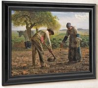 Potato Planters By Jean Francois Millet Fine Art Print