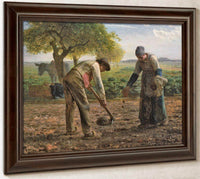 Potato Planters By Jean Francois Millet Fine Art Print