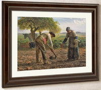 Potato Planters By Jean Francois Millet Fine Art Print