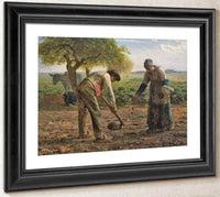 Potato Planters By Jean Francois Millet Fine Art Print
