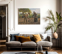 Potato Planters By Jean Francois Millet Fine Art Print