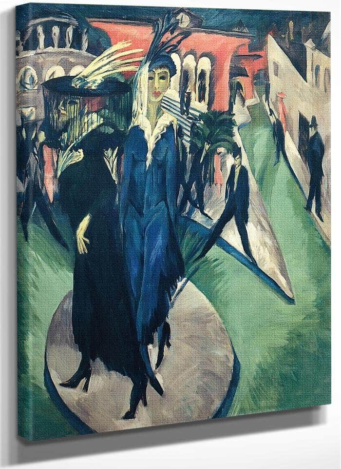 Potsdamer Platz By Ernst Ludwig Kirchner Fine Art Print