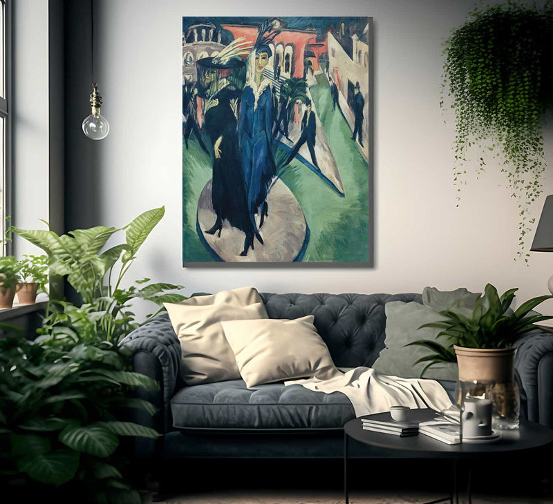 Potsdamer Platz By Ernst Ludwig Kirchner Fine Art Print