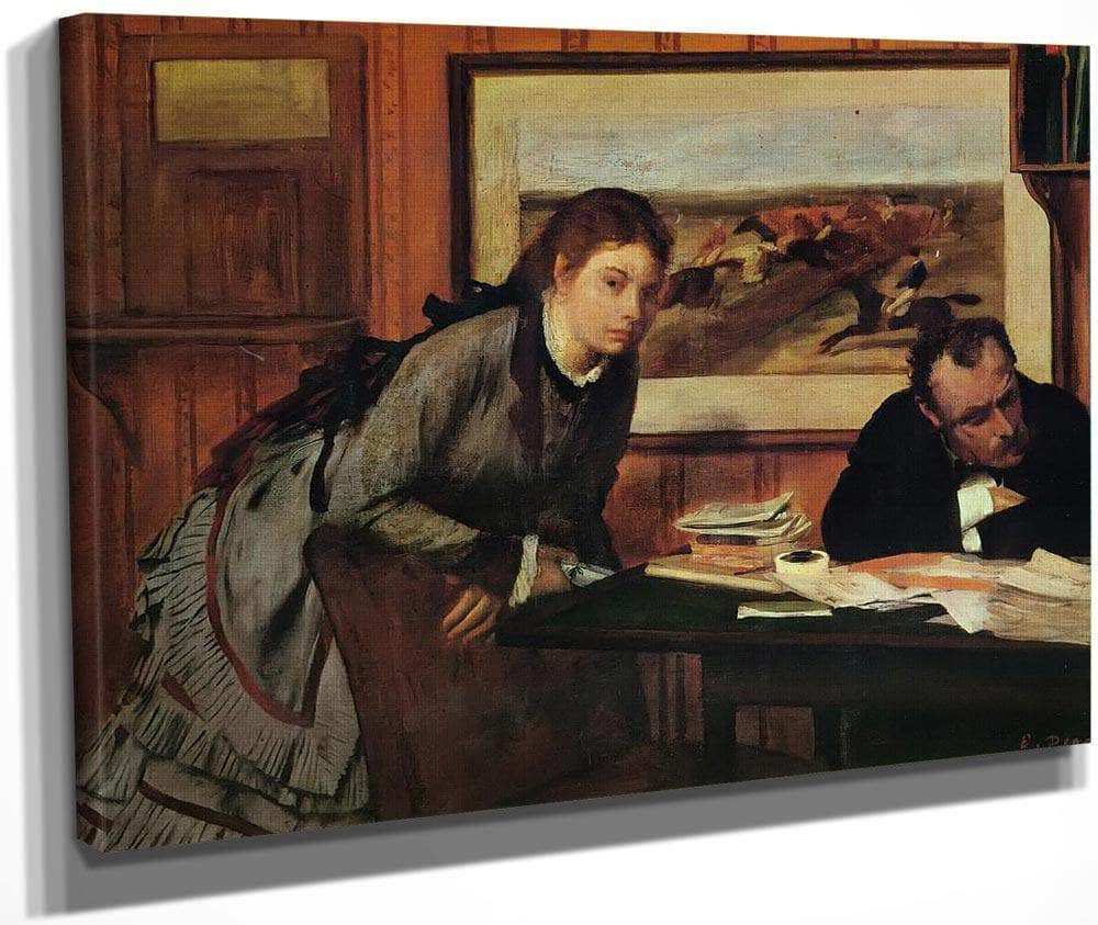 Pouting By Edgar Degas Fine Art Print