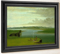 Prairie Bluffs At Sunrise, Near The Mouth Of The Yellowstone River By George Catlin Fine Art Print