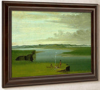 Prairie Bluffs At Sunrise, Near The Mouth Of The Yellowstone River By George Catlin Fine Art Print