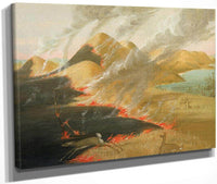 Prairie Bluffs Burning By George Catlin Fine Art Print