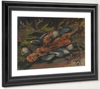 Prawns And Mussels By Vincent Van Gogh Fine Art Print