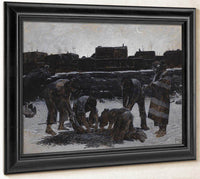 Prayer For A Spring Corn Planting Ceremony By Henry F. Farny Fine Art Print