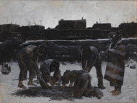 Prayer For A Spring Corn Planting Ceremony By Henry F. Farny Fine Art Print