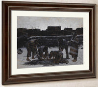 Prayer For A Spring Corn Planting Ceremony By Henry F. Farny Fine Art Print